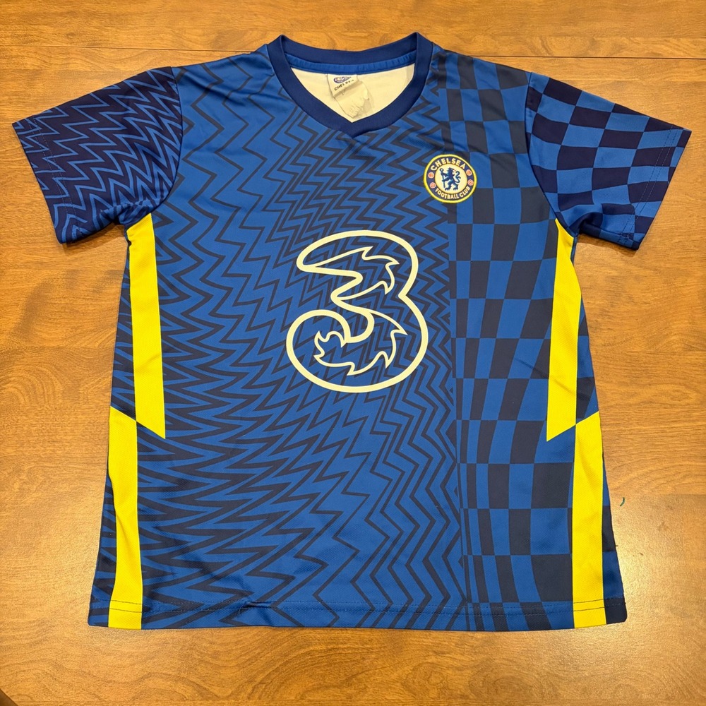 Chelsea FC Pulisic 10 Kids Soccer Jersey Blue Yellow Premier League Shirt